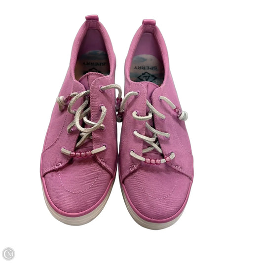 Shoes Sneakers By Sperry In Pink, Size: 10