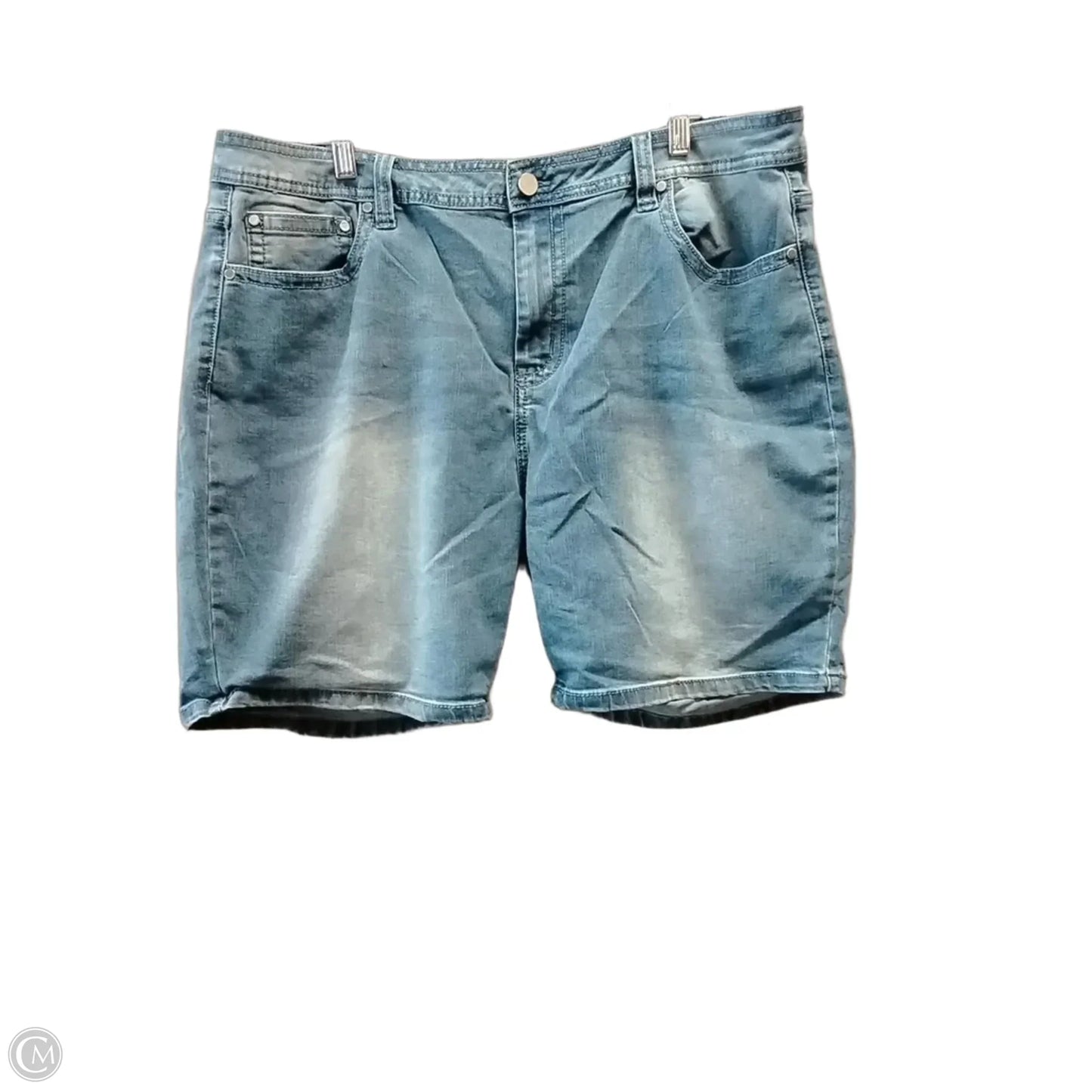 Shorts By Reba In Blue Denim, Size: Xl