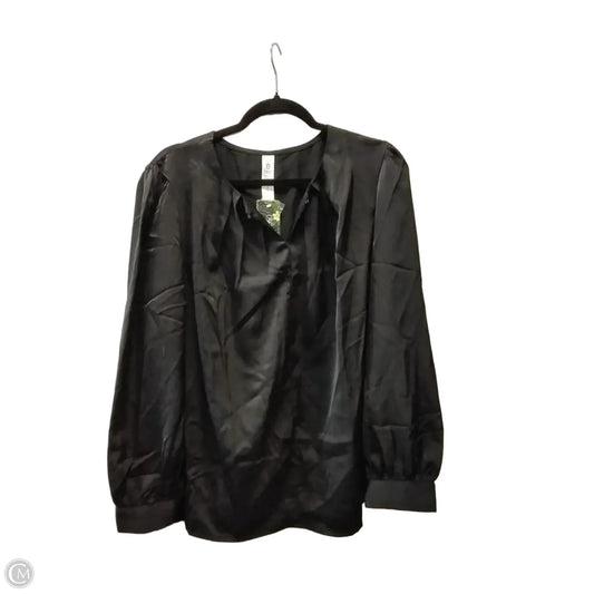 Blouse Long Sleeve By Blooming Jelly In Black, Size: Xl