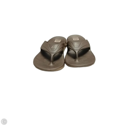 Sandals Flip Flops By Reef In Brown, Size: 6