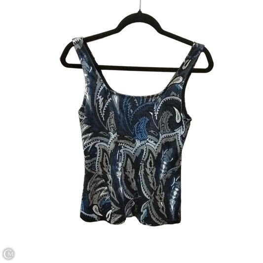 Top Sleeveless By White House Black Market In Black & Blue, Size: S