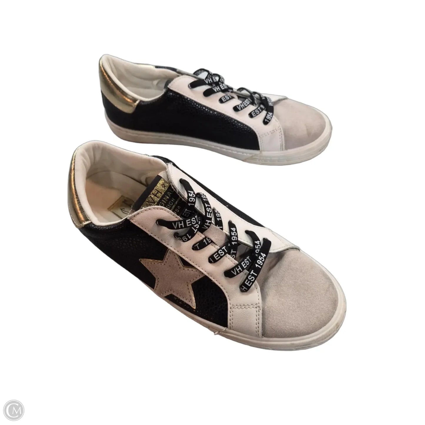 Shoes Sneakers By Vintage Havana In Black & White, Size: 8