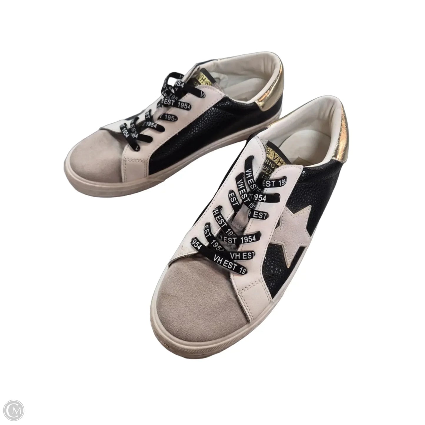 Shoes Sneakers By Vintage Havana In Black & White, Size: 8