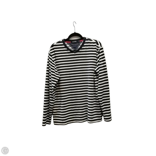 Top Long Sleeve By Tommy Hilfiger In Striped Pattern, Size: M