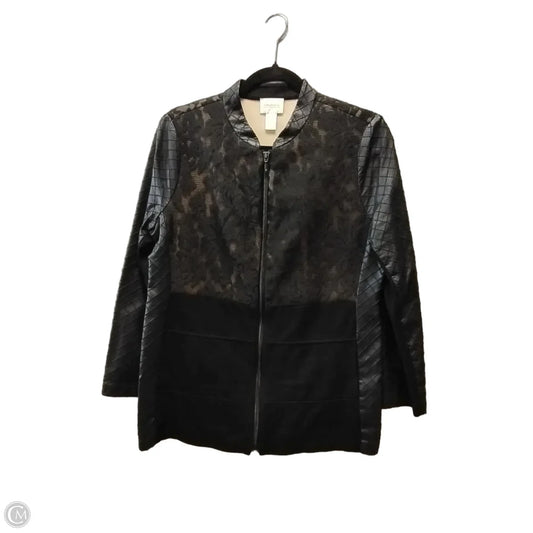 Jacket Other By Chicos In Black, Size: M