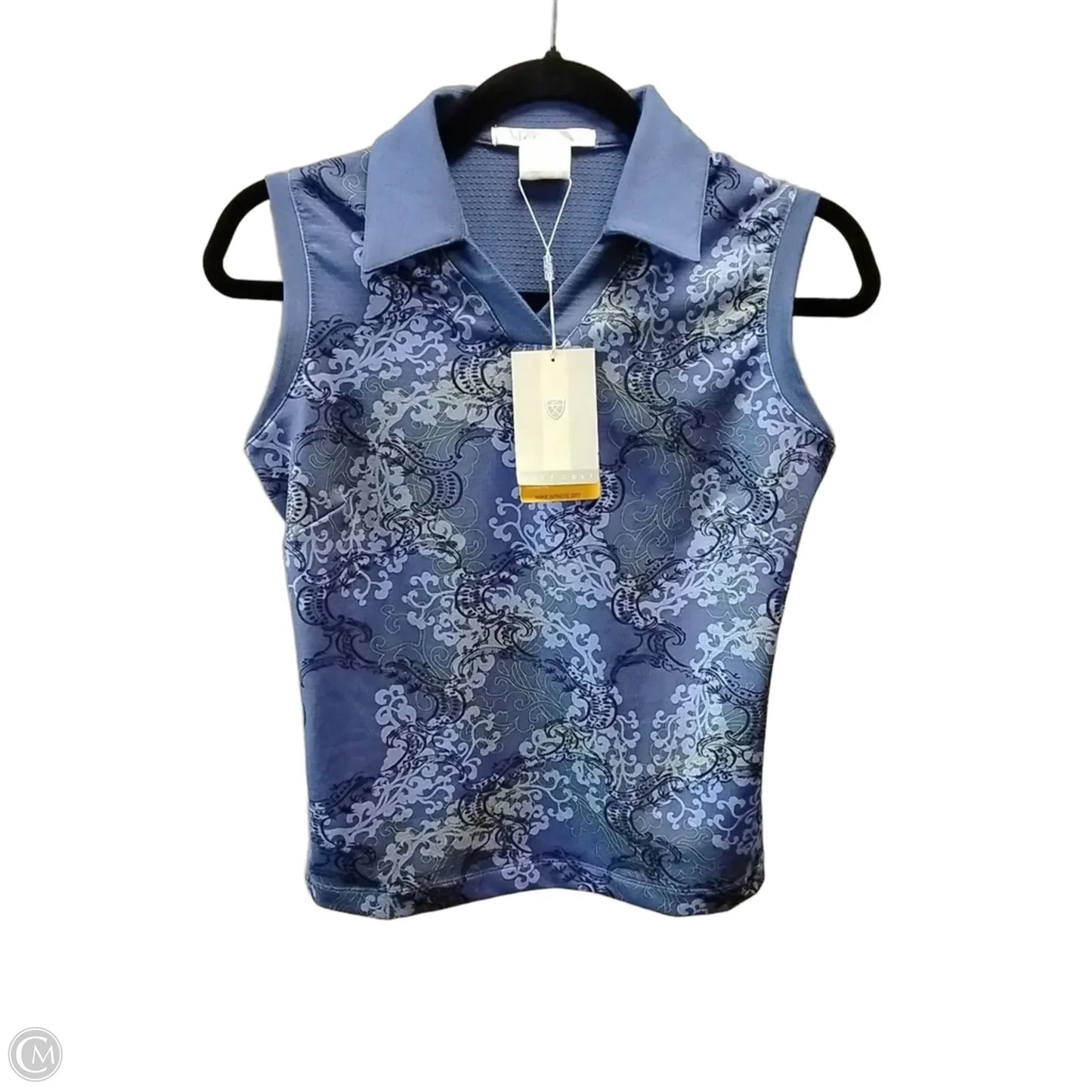 Athletic Top Short Sleeve By Nike In Purple, Size: S