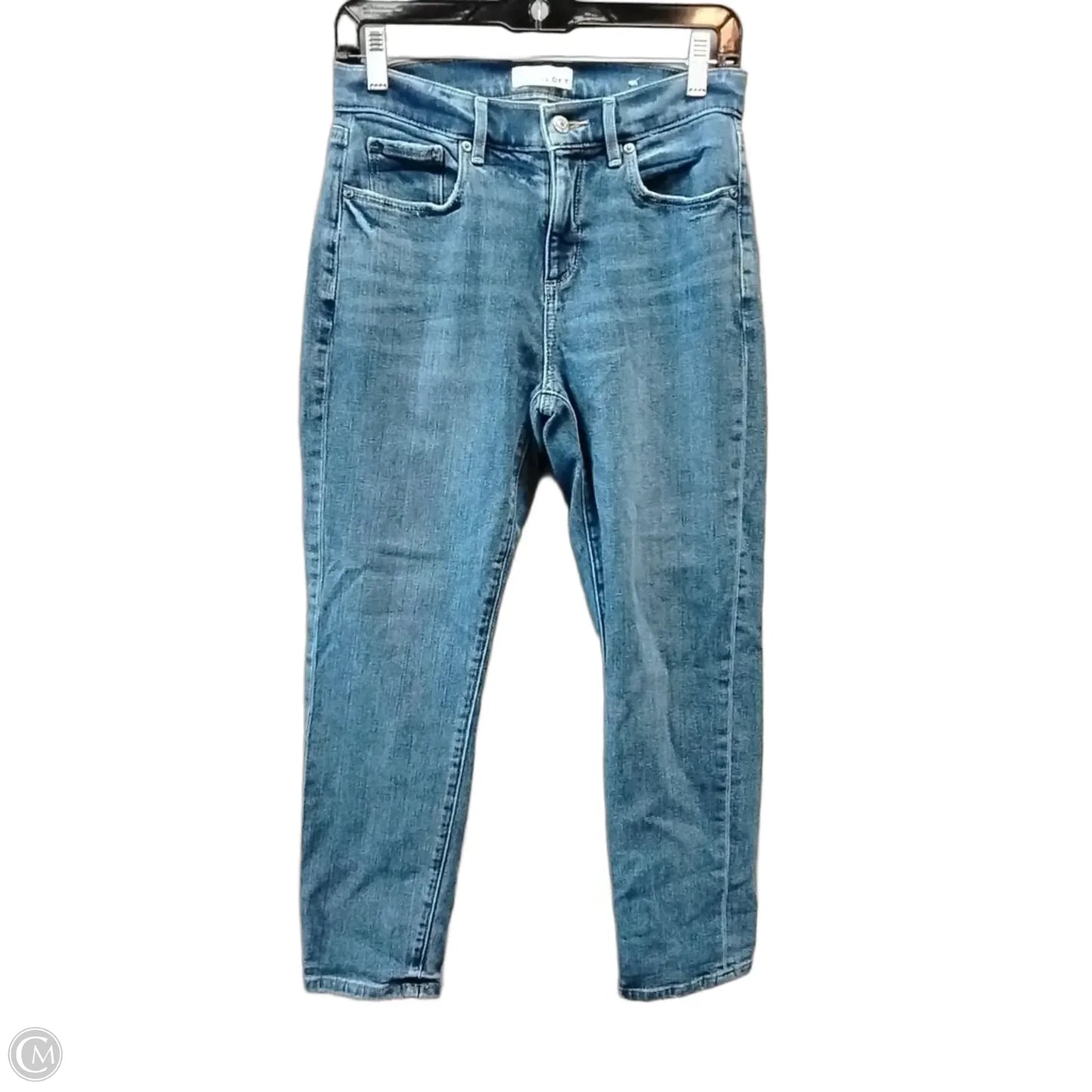 Jeans Straight By Loft In Blue, Size: 4