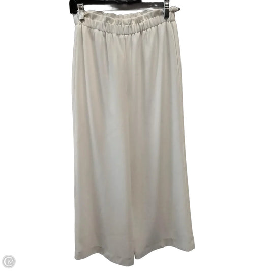 Pants Wide Leg By Cremieux In White, Size: 2