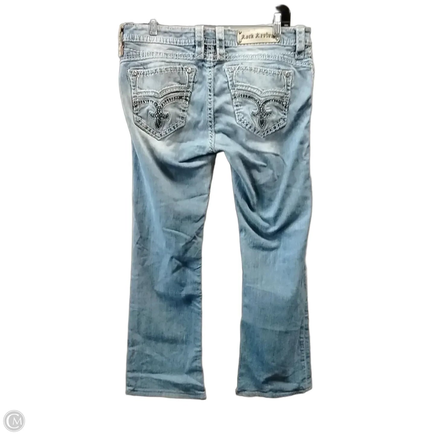 Jeans Boot Cut By Rock Revival In Blue, Size: 12