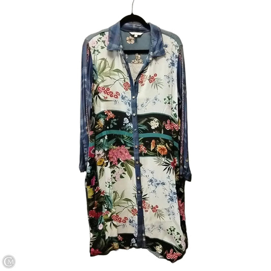 Dress Casual Midi By John Mark In Multi-colored, Size: L