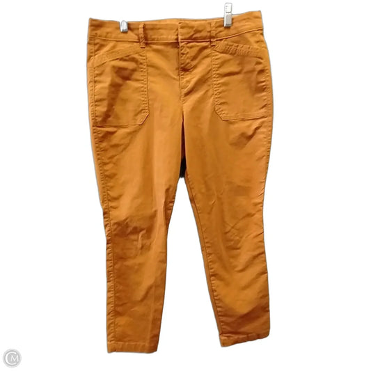 Pants Cropped By Old Navy In Orange, Size: 12