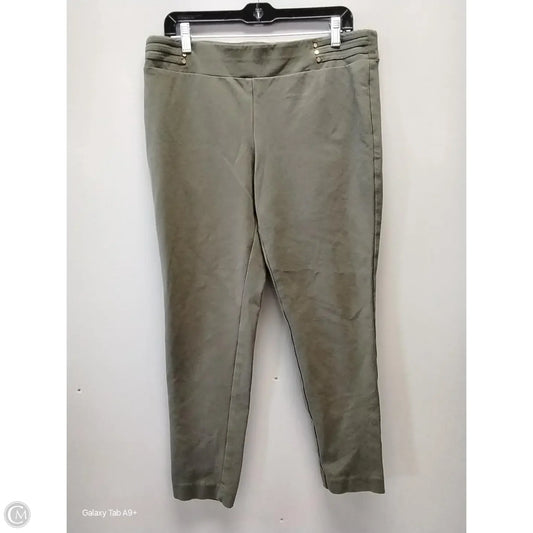 Pants Cargo & Utility By Anne Klein In Green, Size: 12