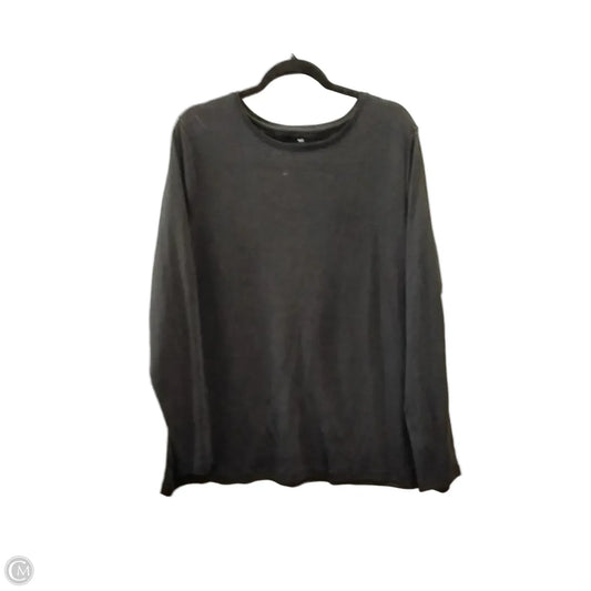 Top Long Sleeve By Talbots In Black, Size: 3x