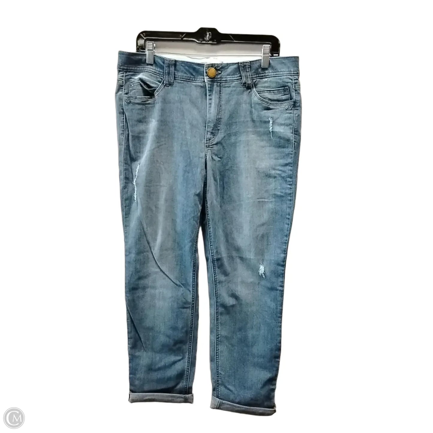 Jeans Cropped By Democracy In Blue, Size: 14