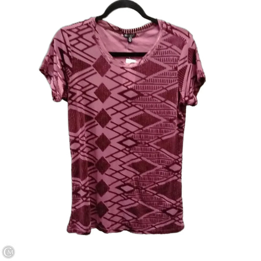 Top Short Sleeve By Hannah In Purple, Size: S