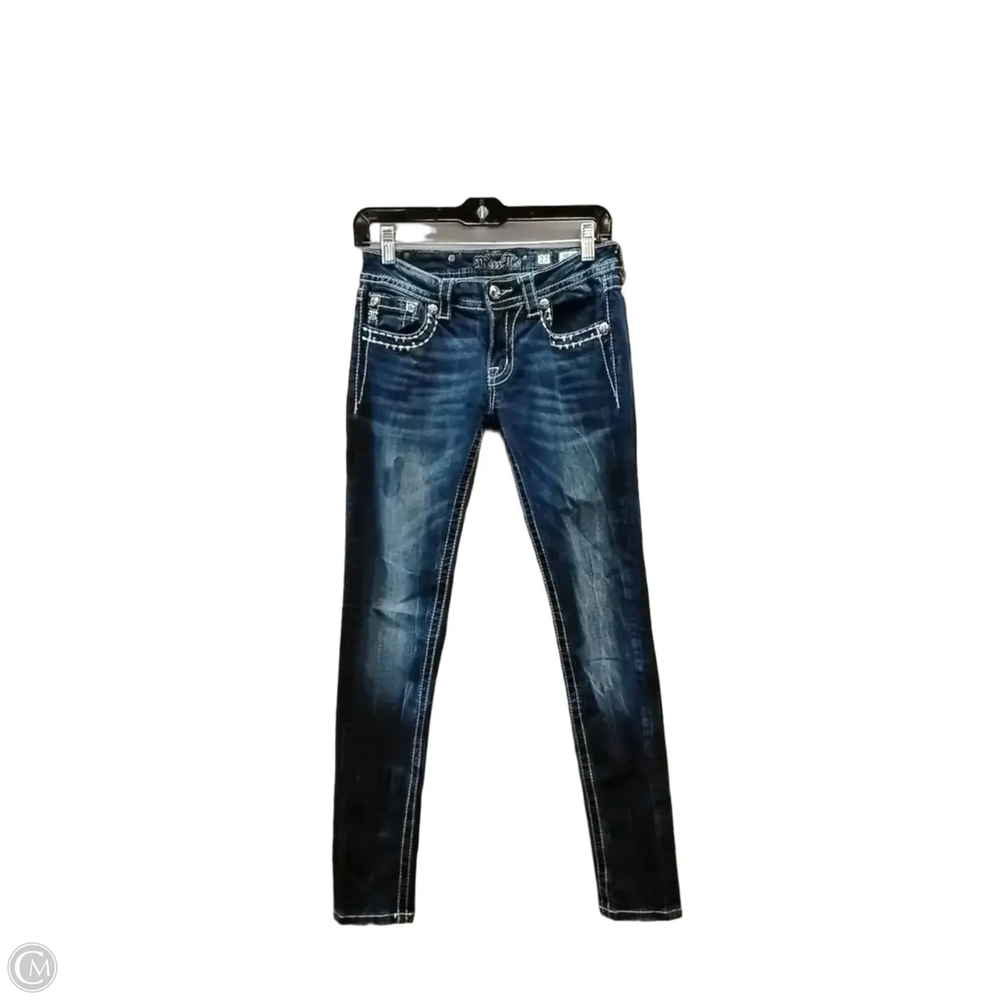 Jeans Skinny By Miss Me In Blue, Size: 4