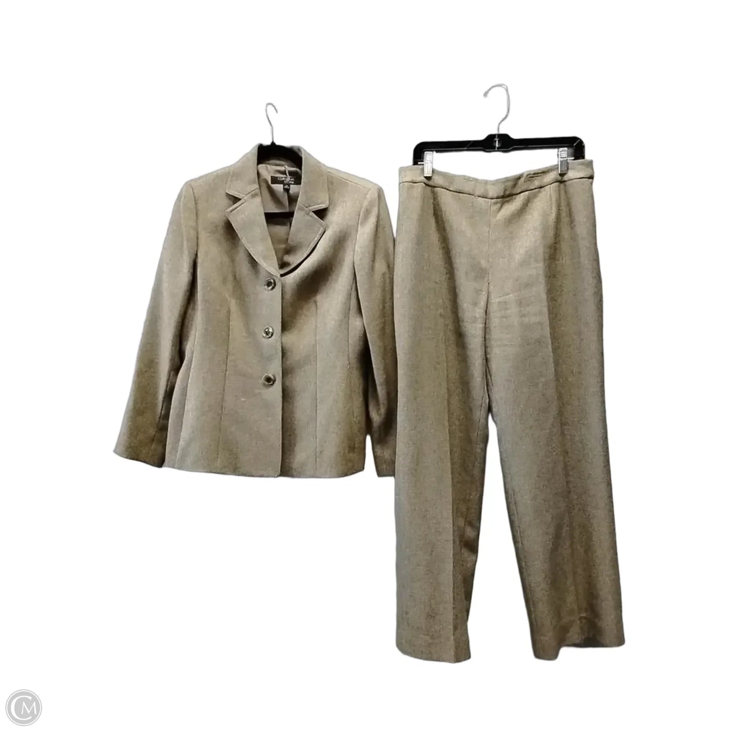 Pants Set 2pc By Le Suit In Brown, Size: 10