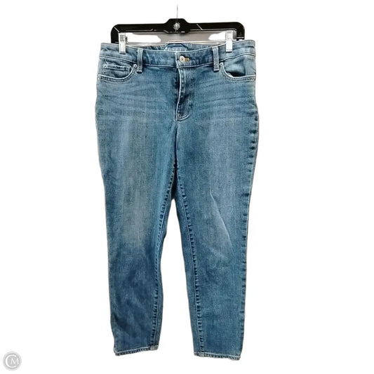 Jeans Skinny By Talbots In Blue, Size: 10