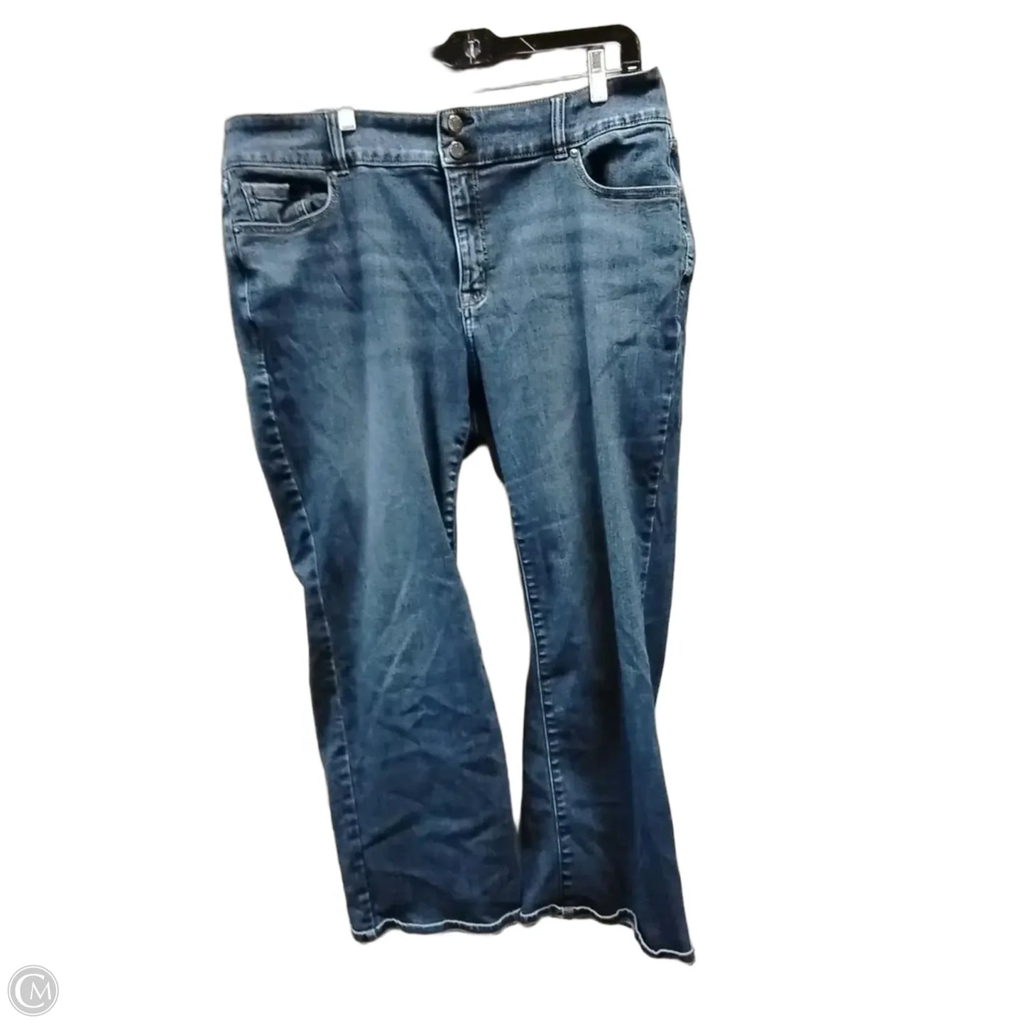Jeans Straight By Lane Bryant In Blue, Size: 18