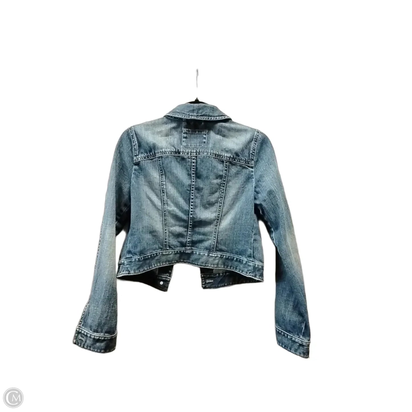 Jacket Denim By Loft In Blue, Size: Xs
