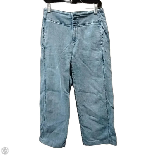 Jeans Wide Leg By Eileen Fisher In Blue, Size: S