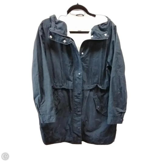 Coat Raincoat By Old Navy In Blue, Size: M