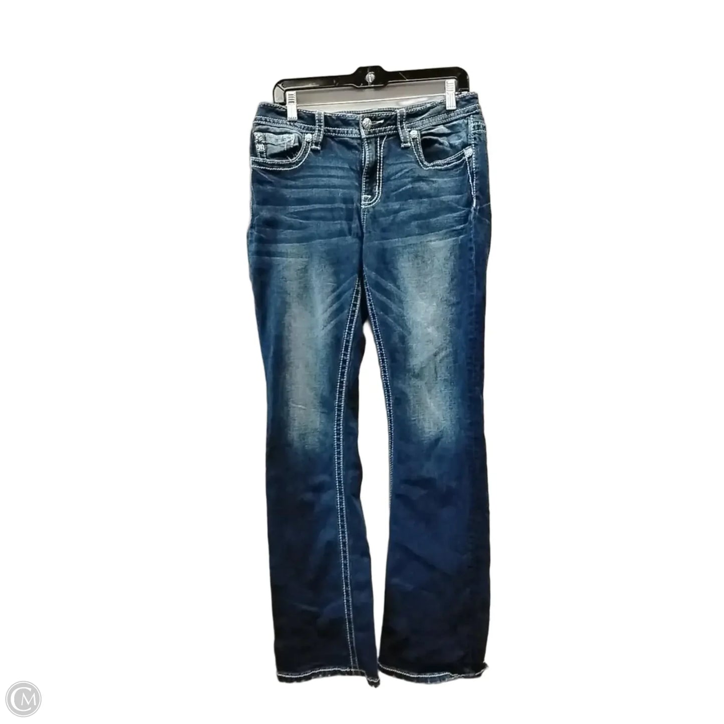 Jeans Straight By Miss Me In Blue, Size: 8