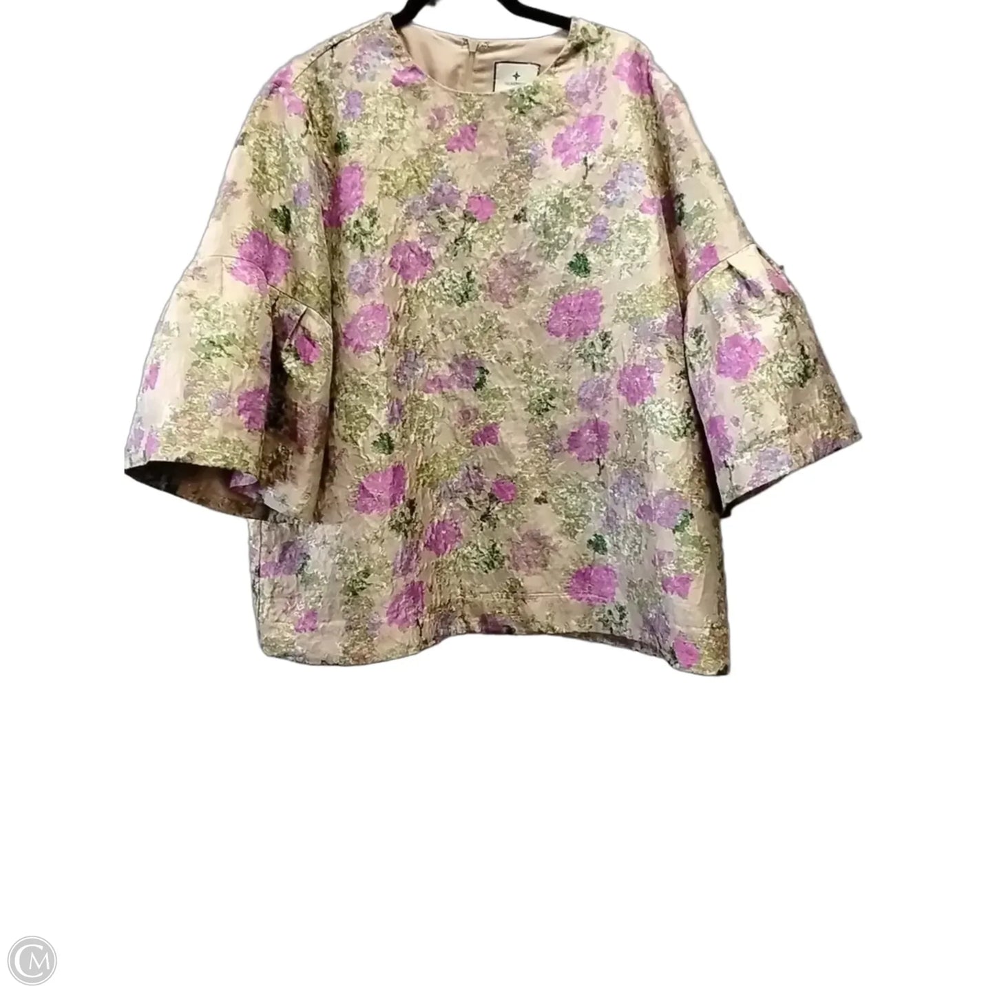 Top Short Sleeve By Tuckernuck In Floral Print, Size: 3x