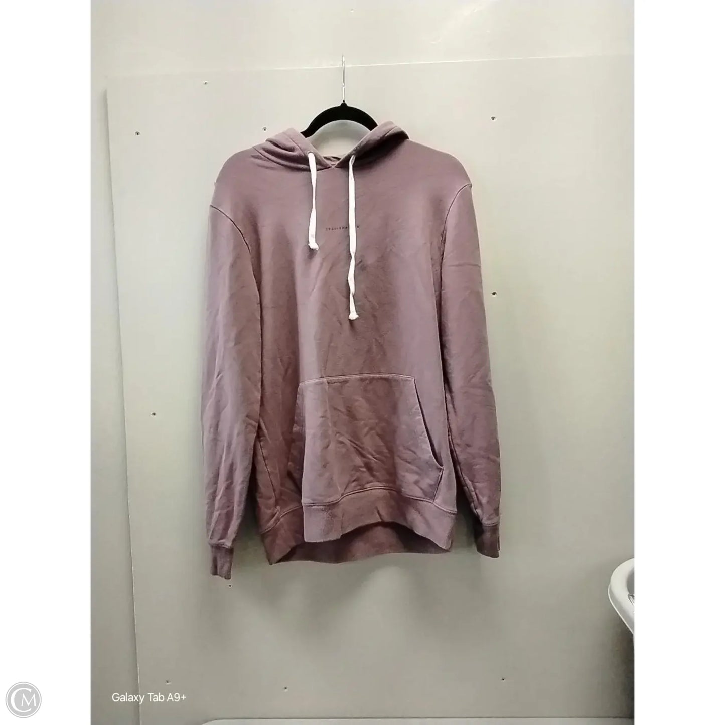 Sweatshirt Hoodie By Cme In Purple, Size: M