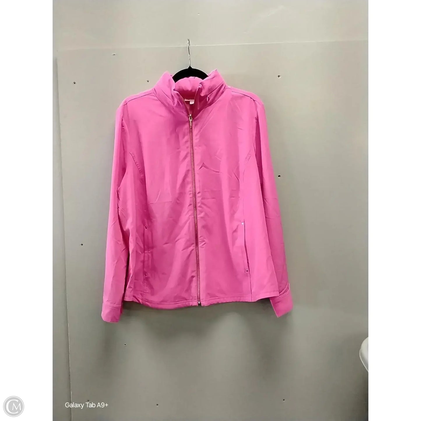 Jacket Other By Chicos In Pink, Size: Xl