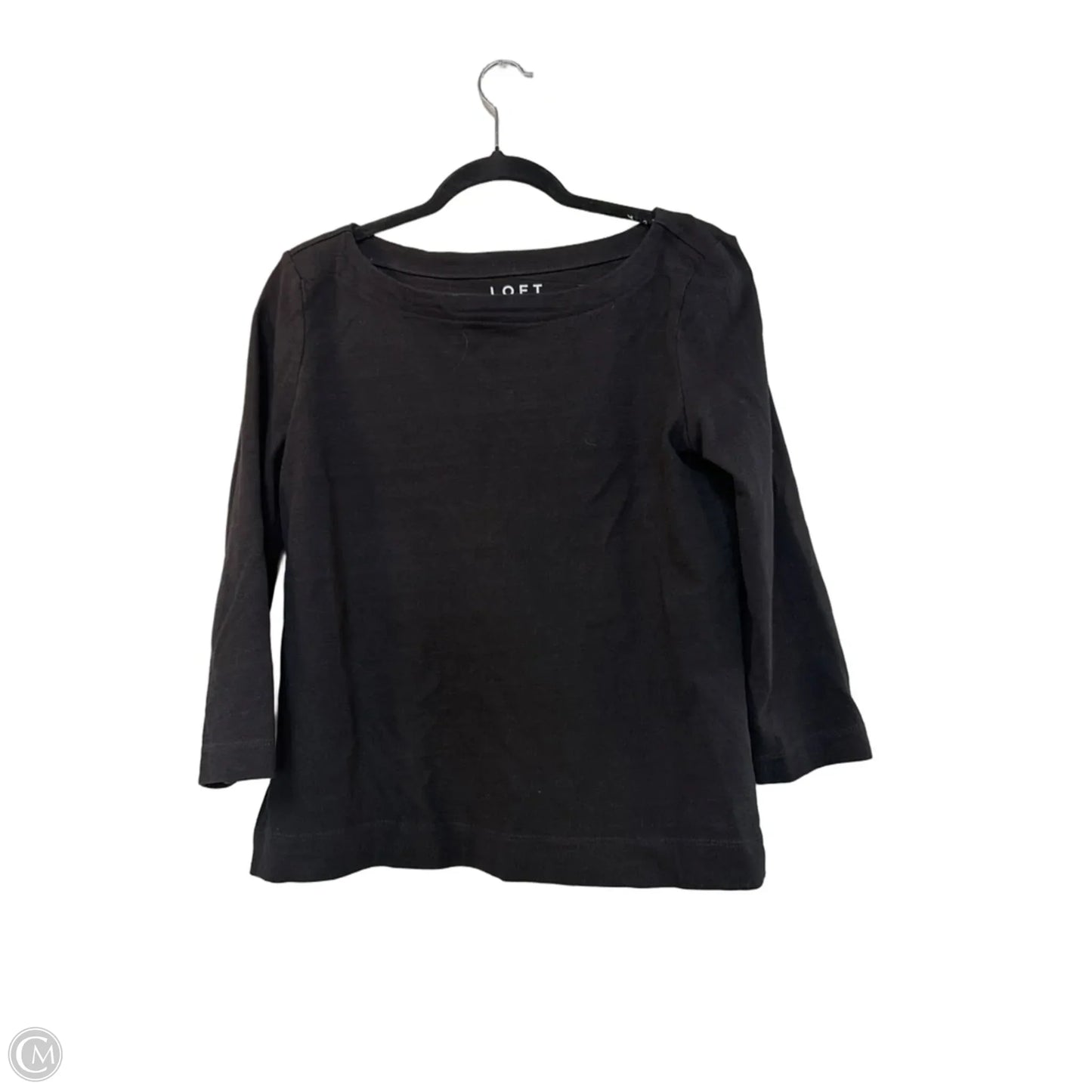 Sweatshirt Crewneck By Loft In Black, Size: M