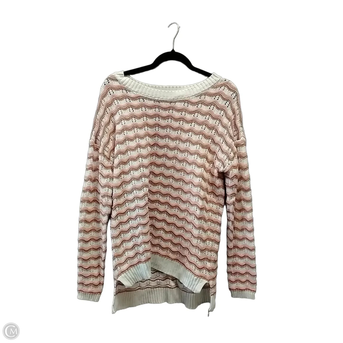 Sweater By Maurices In Striped Pattern, Size: M