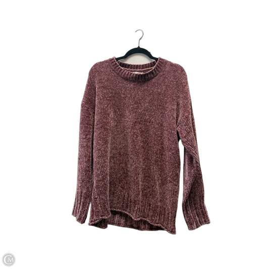 Sweater By Seven 7 In Purple, Size: S