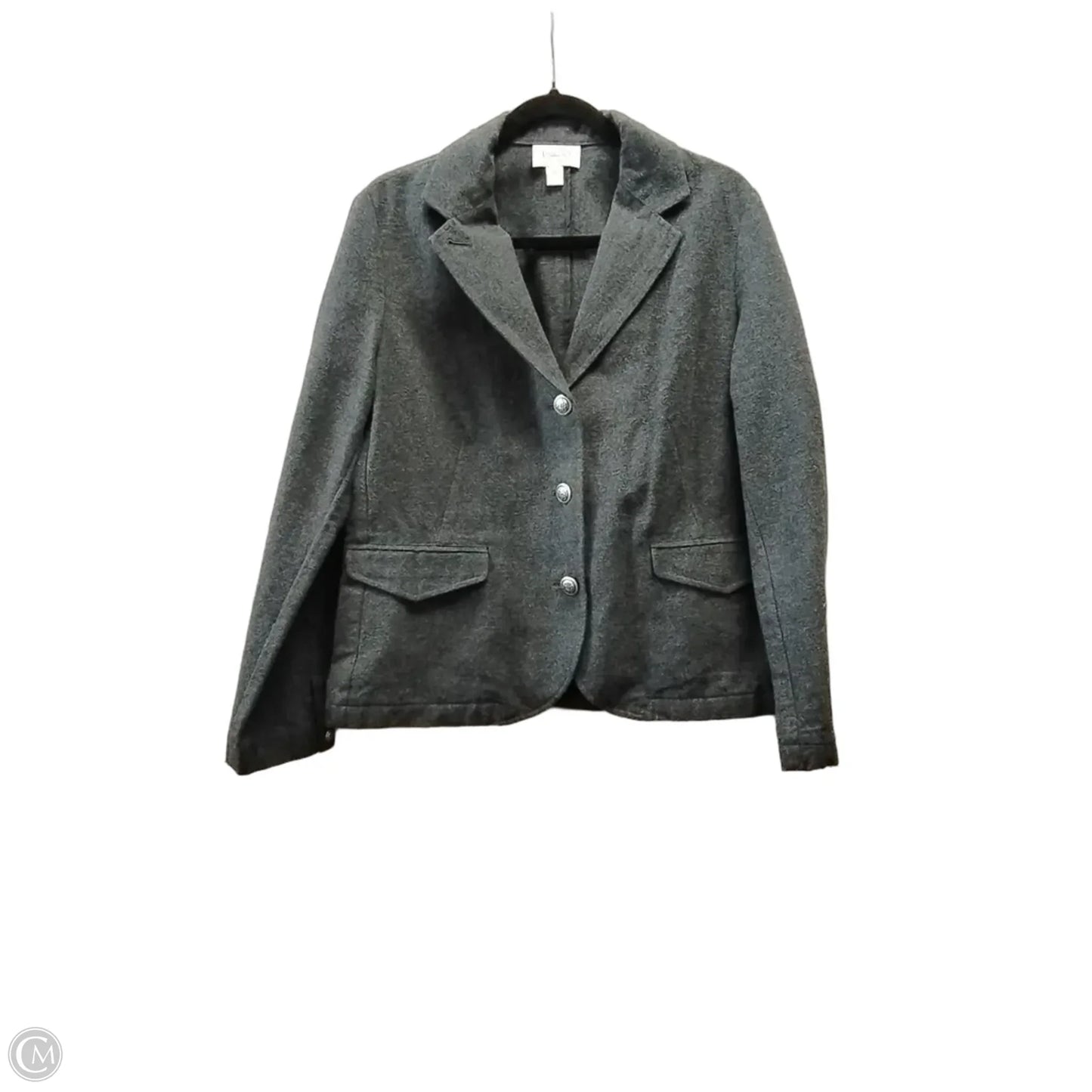 Blazer By Talbots In Grey, Size: L
