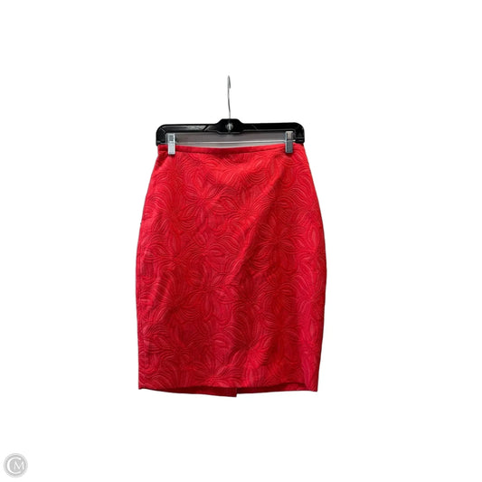 Skirt Midi By Limited In Red, Size: 4