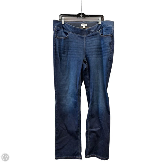 Jeans Flared By M Jeans In Blue, Size: 18w