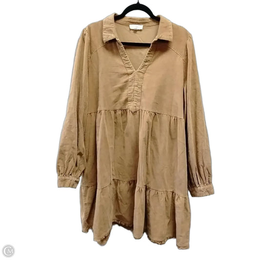 Dress Casual Short By Umgee In Brown, Size: 18