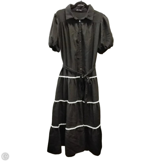 Dress Casual Maxi By Prettygarden In Black & White, Size: 14