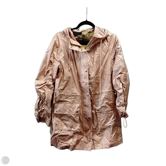 Coat Raincoat By Soft Surroundings In Pink, Size: M