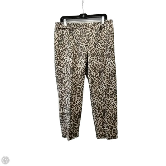 Pants Dress By Loft In Leopard Print, Size: 10p