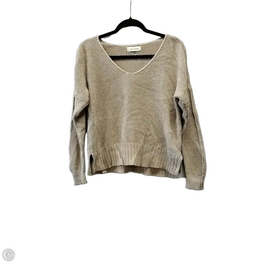 Sweater By Lucky Brand In Tan, Size: S