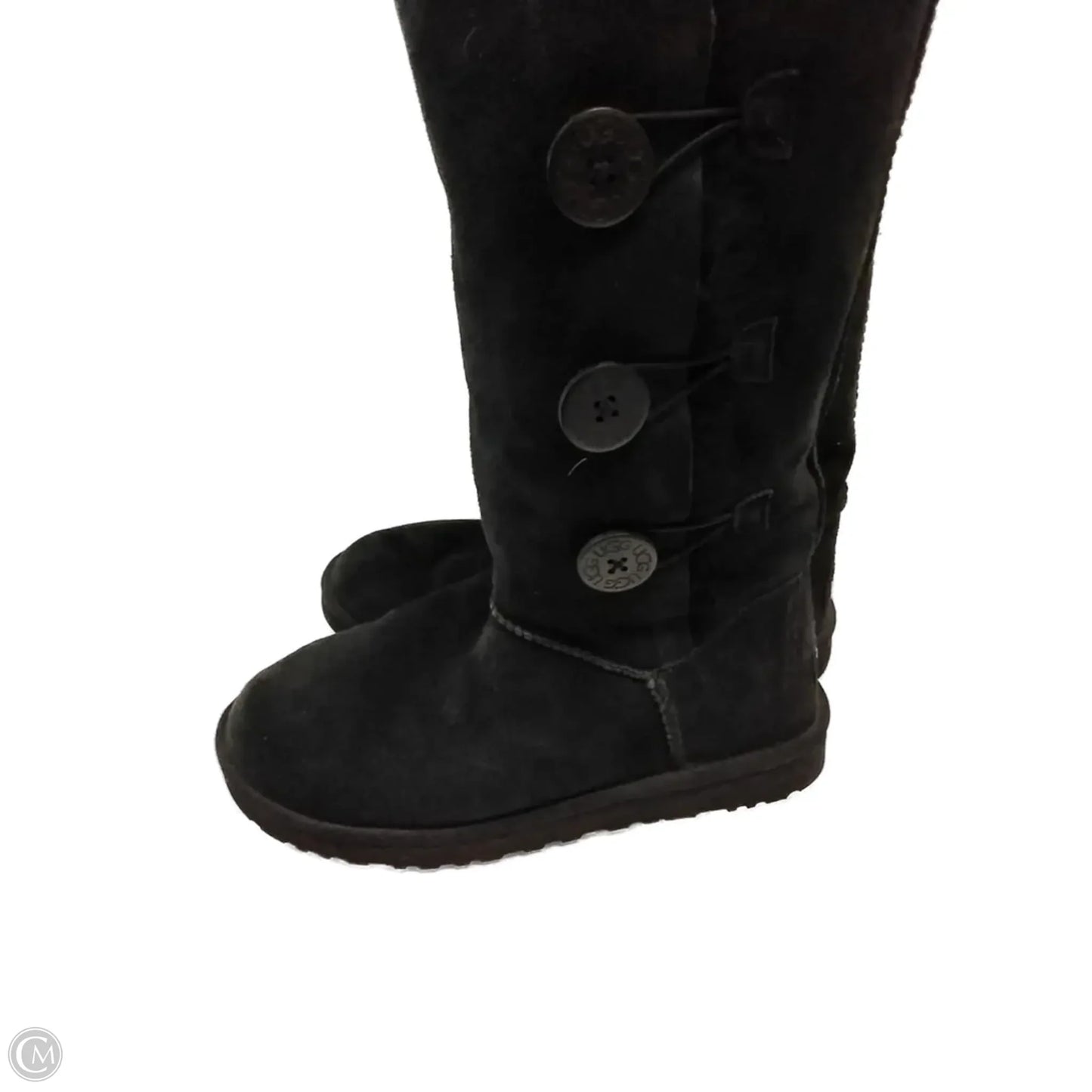Boots Ankle Flats By Ugg In Black, Size: 9