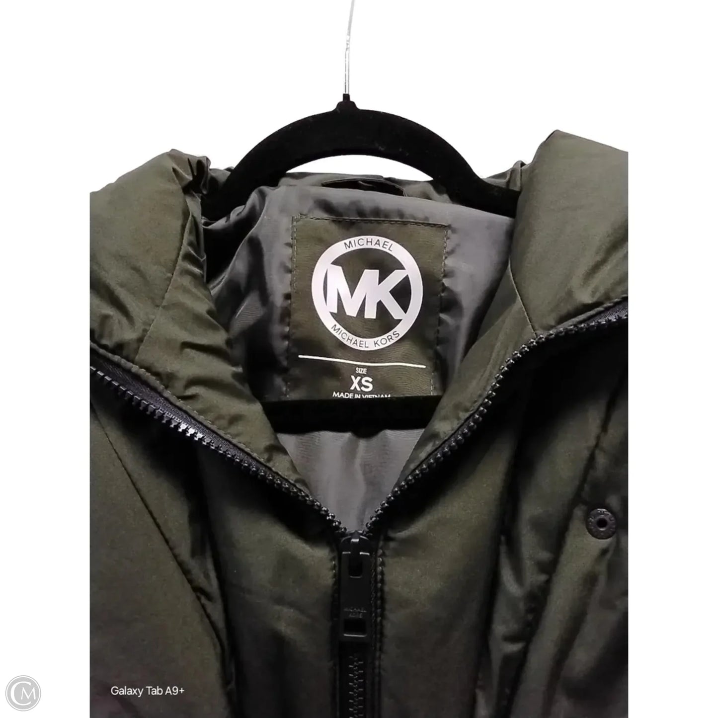 Coat Puffer & Quilted By Michael By Michael Kors In Green, Size: Xs