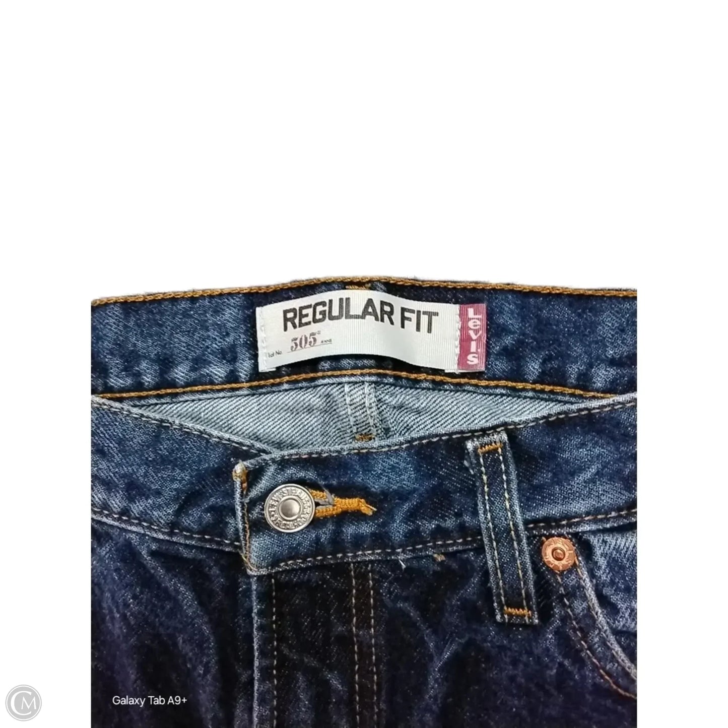 Jeans Straight By Levis In Blue, Size: 20