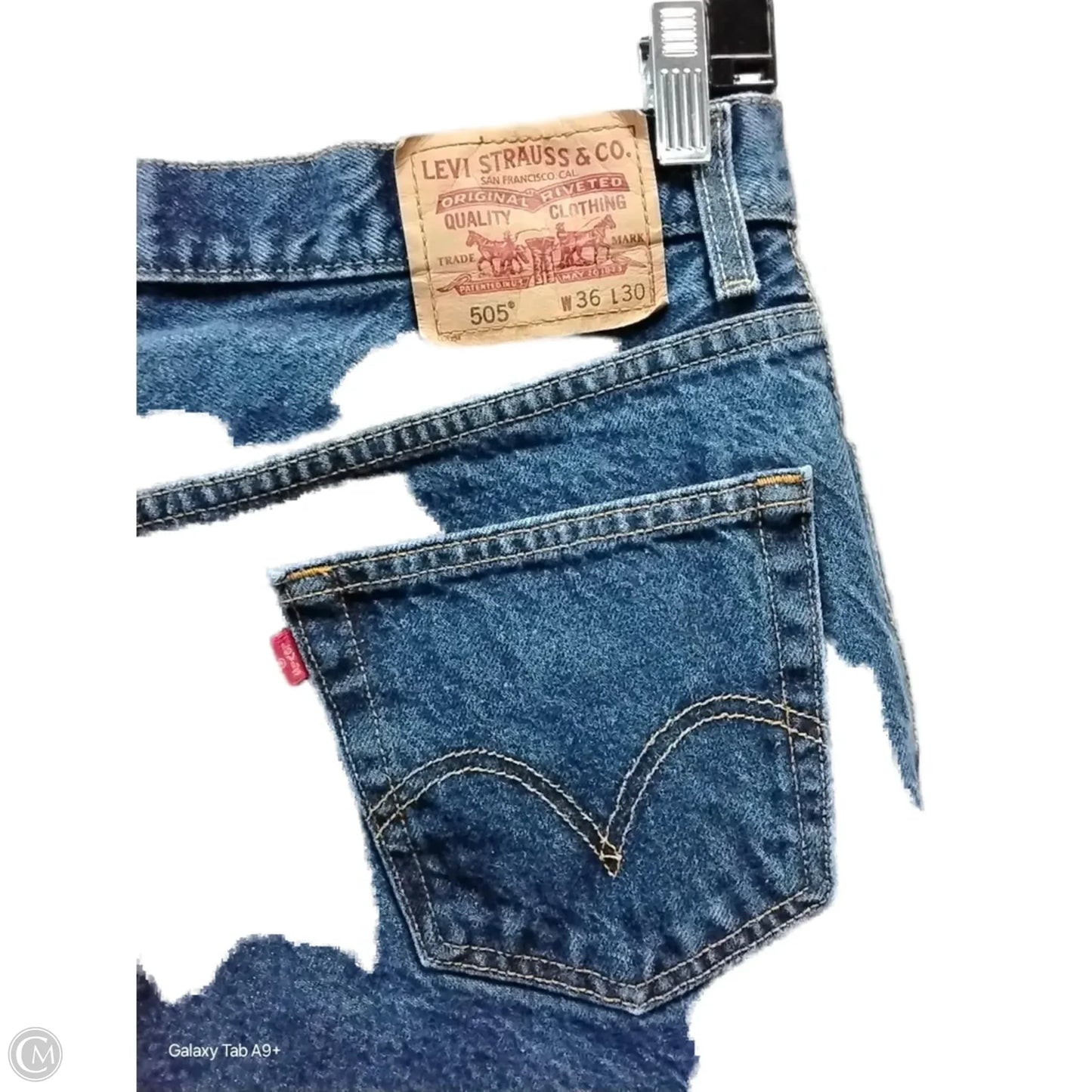 Jeans Straight By Levis In Blue, Size: 20