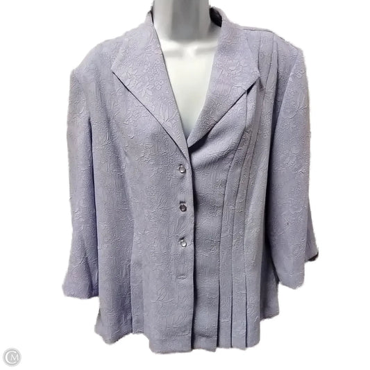 Dress Suit 2pc By Dannyandnicole In Purple, Size: 18