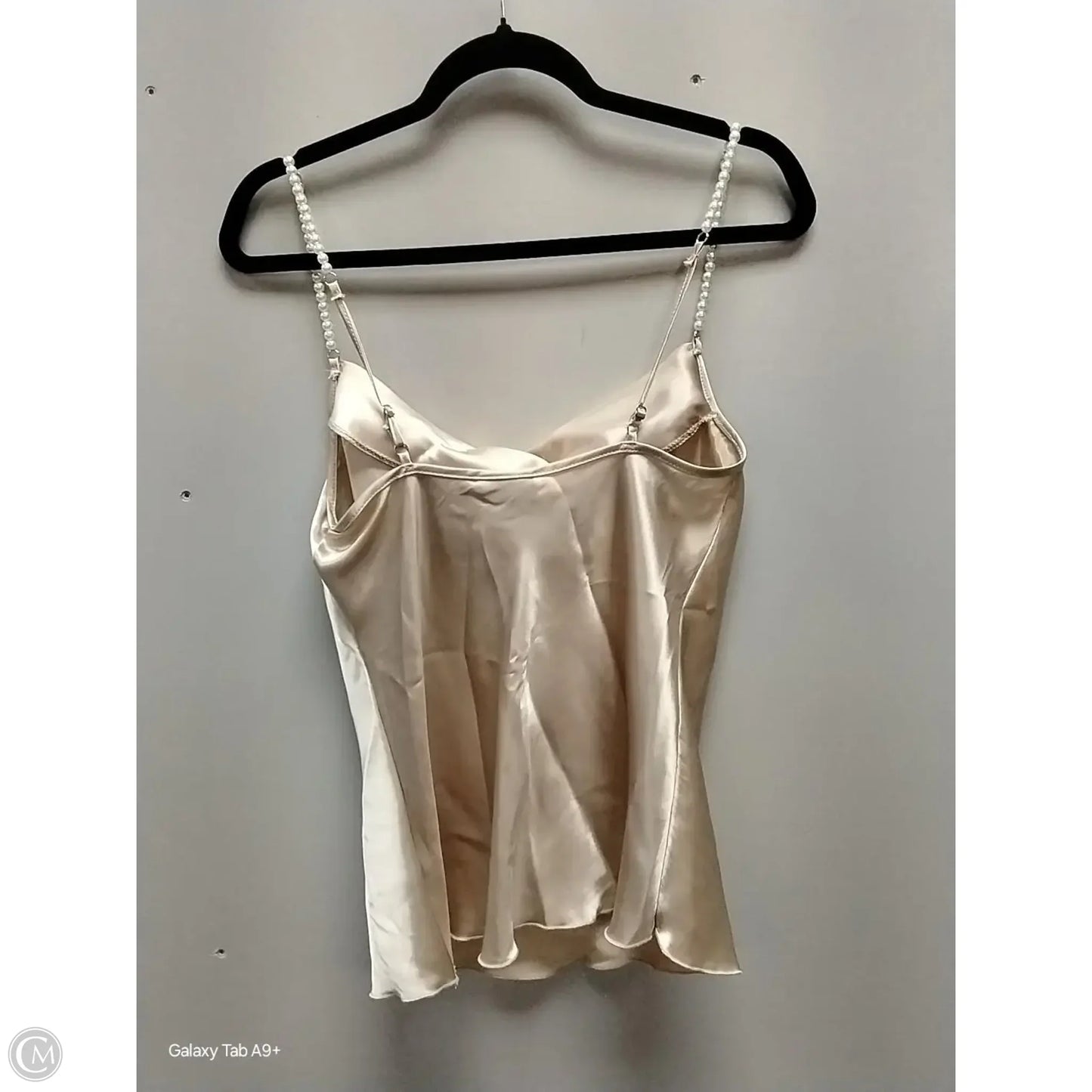 Tank Top By Nicole Miller In Beige, Size: S