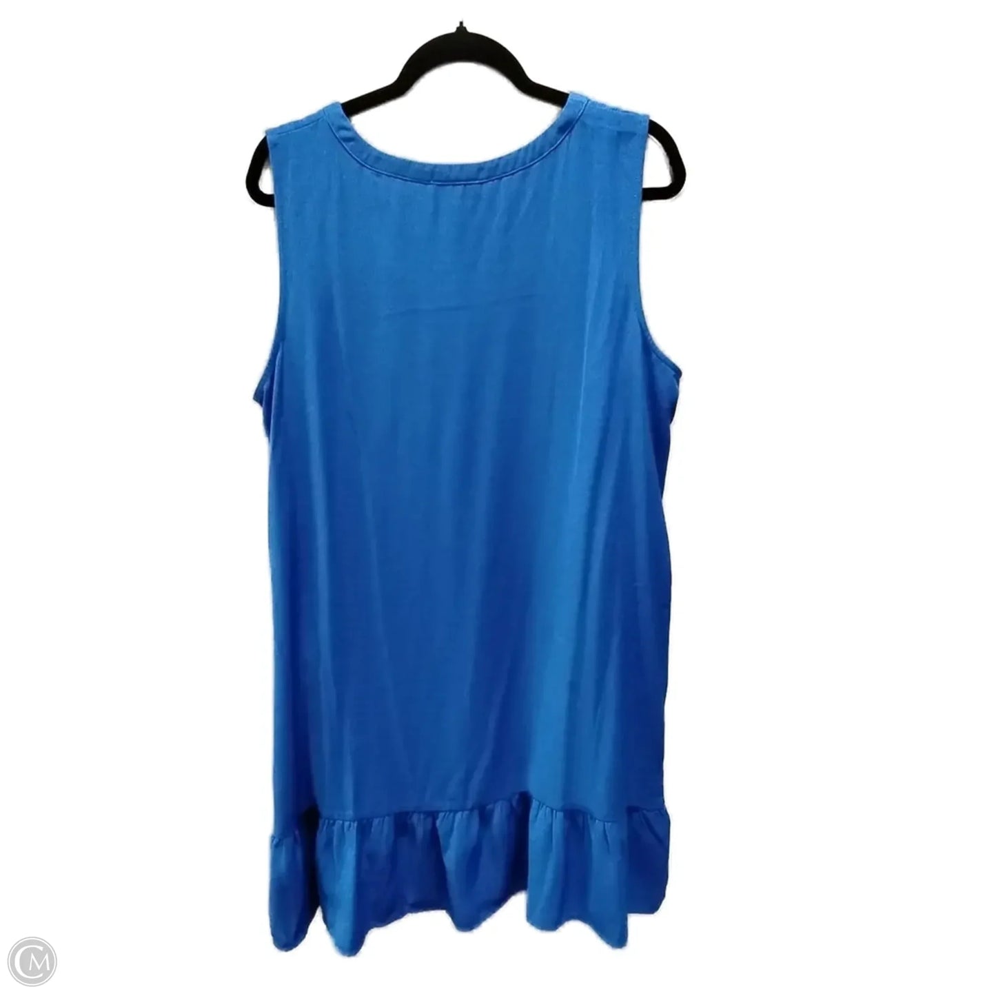 Dress Casual Short By Clothes Mentor In Blue, Size: Xl