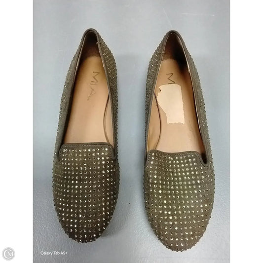 Shoes Flats By Mia In Green, Size: 8