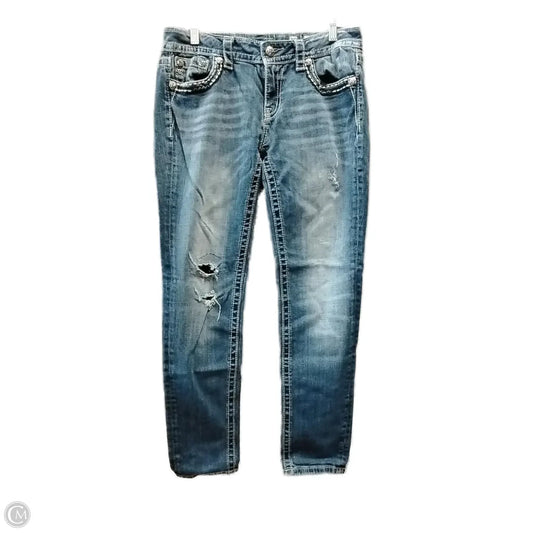Jeans Skinny By Miss Me In Blue, Size: 10